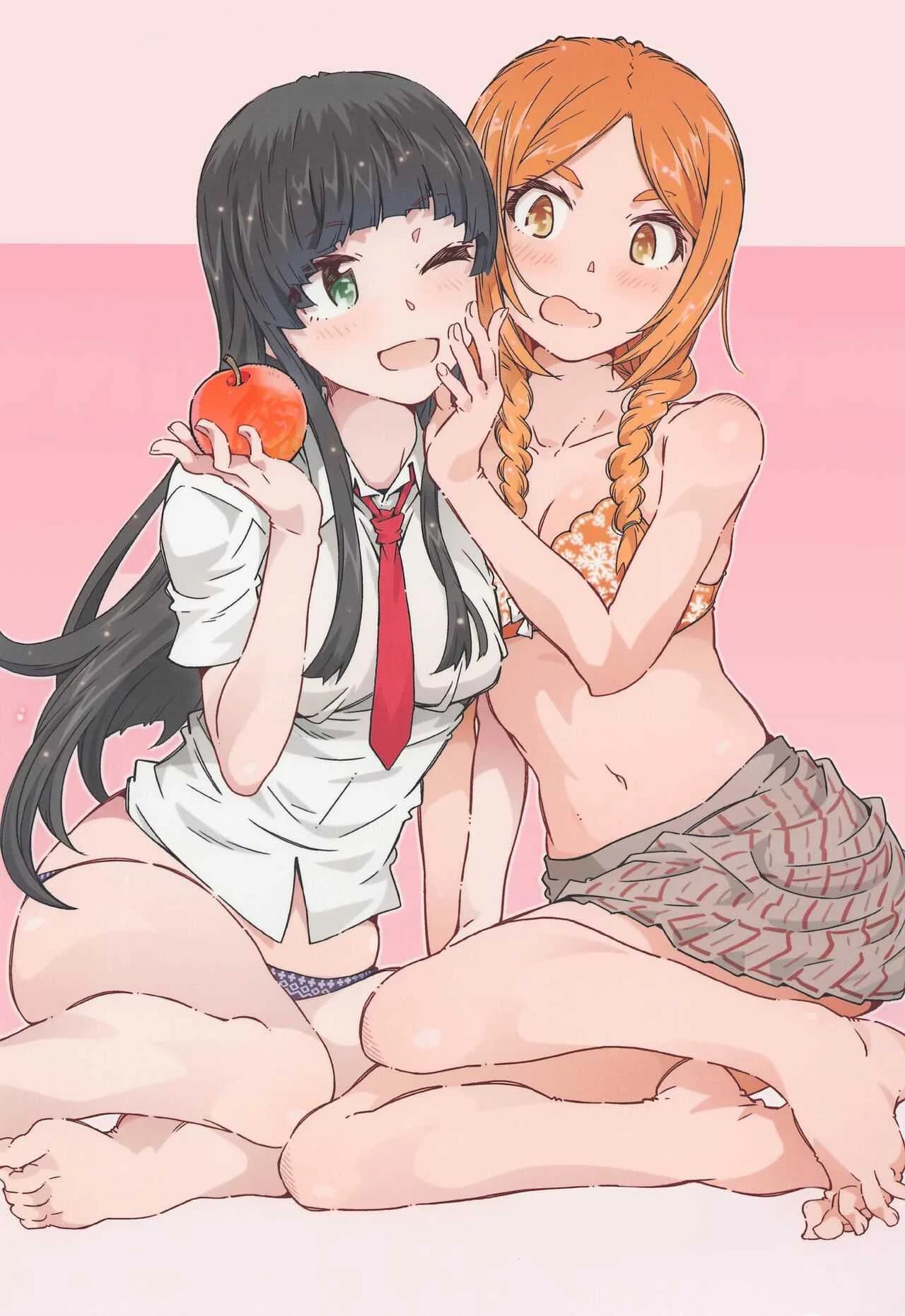 มีแฟนสองคนก็ไม่เลวเลยนะว่าไหม (COMIC1☆20) [RPG COMPANY 2 (Toumi Haruka)] Kusatta Ringo ja Arimasen (Flying Witch)